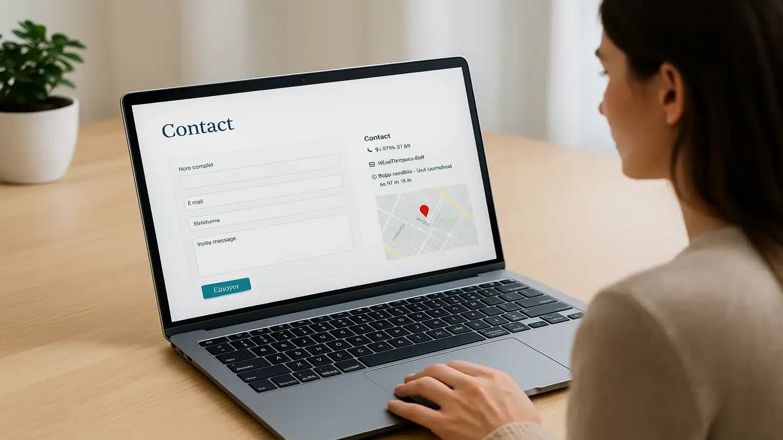 Créer une page Contact rassurante et efficace : le guide pour thérapeutes