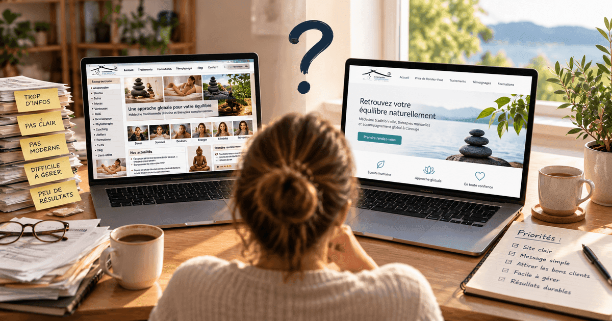 Site vitrine simple ou refonte complète : les questions à se poser avant de choisir (et de dépenser)