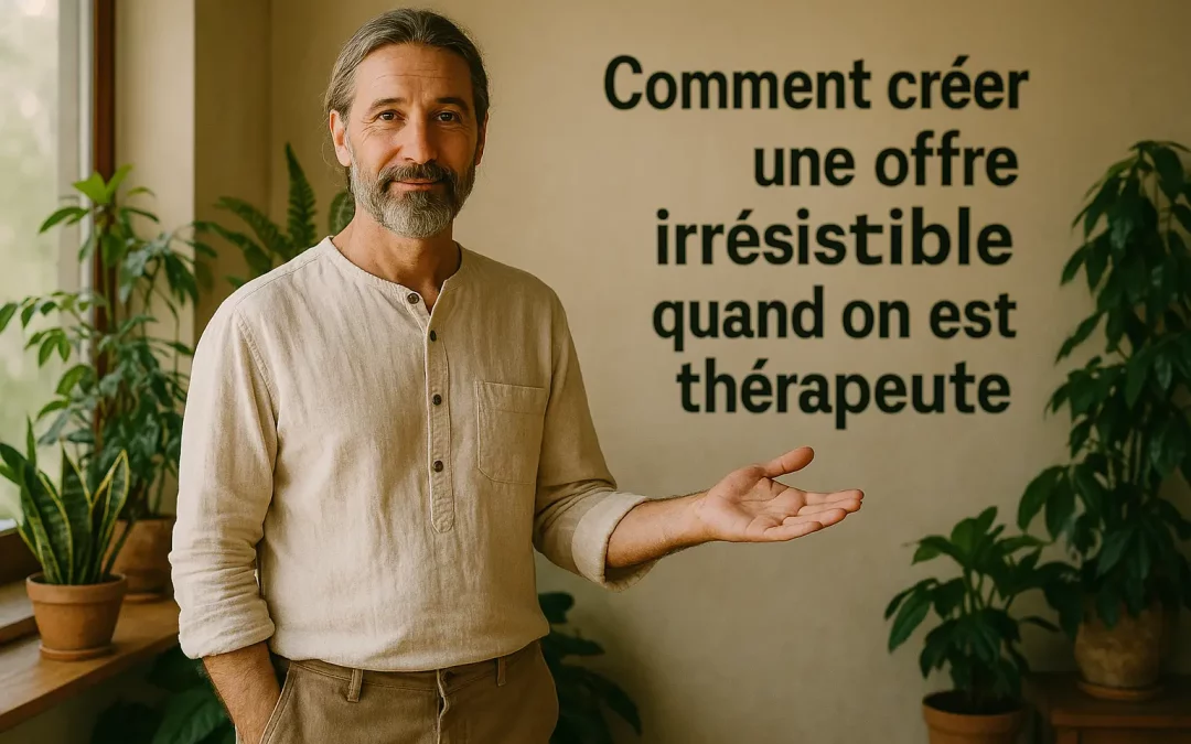 Comment créer une offre irrésistible quand on est thérapeute : méthode pas à pas