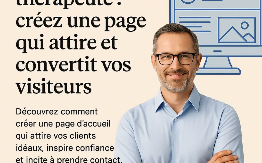 Comment créer une page d’accueil qui transforme les visiteurs en clients : le guide spécial thérapeutes